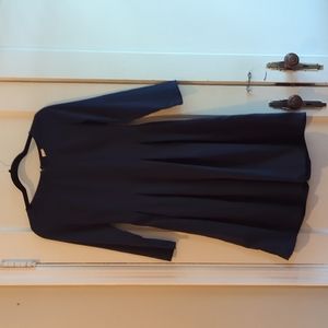 Never worn, three quarter sleeve, navy dress
